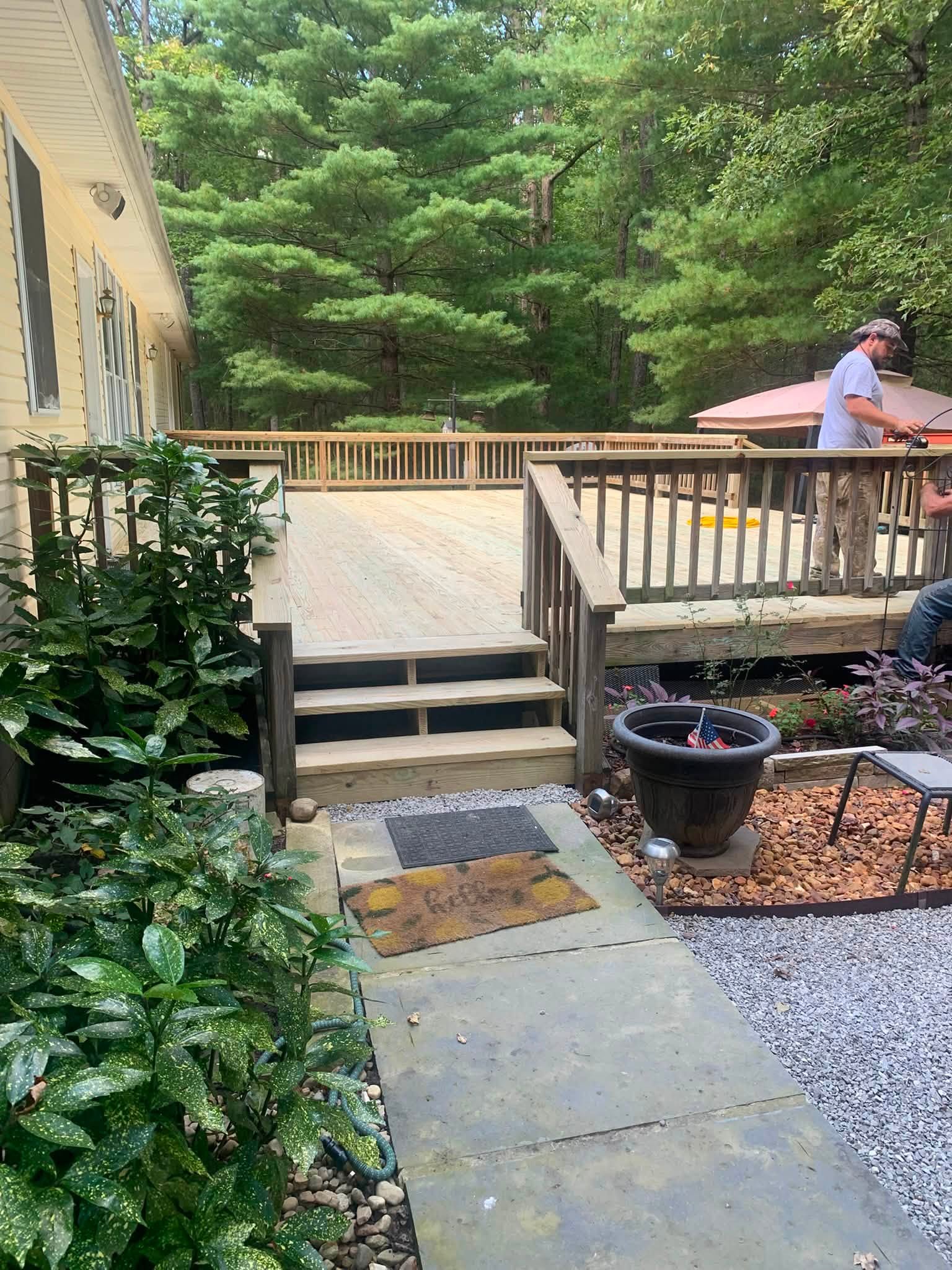 John Fox deck build — Fentress County